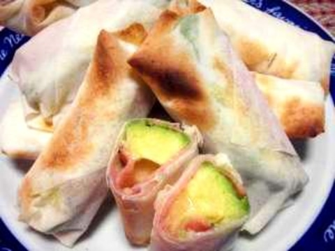 パリパリ!揚げないチーズ春巻き